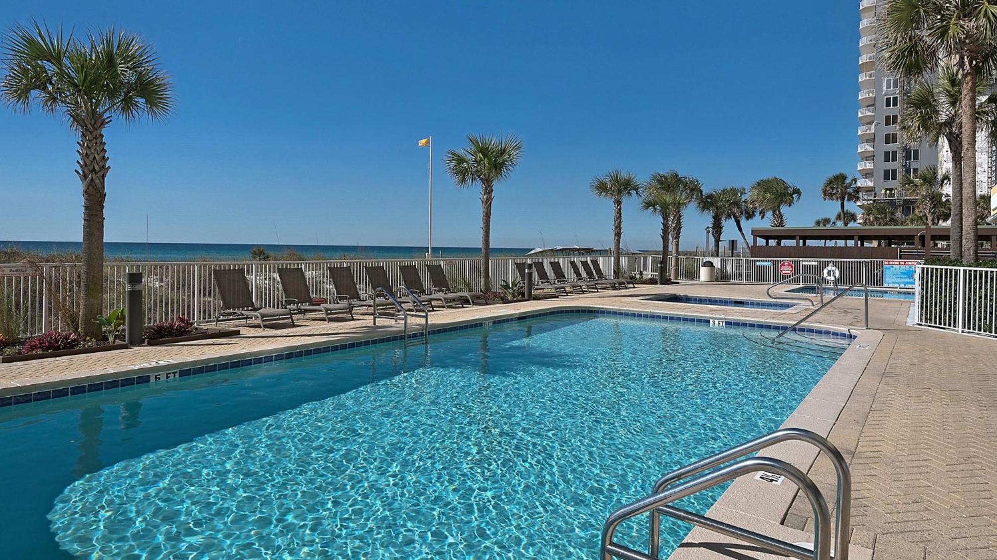 Parking Included-Beachfront 2Bd Ocean Villa! Gorgeous Amenities, Private Complex Panama City Beach Kültér fotó