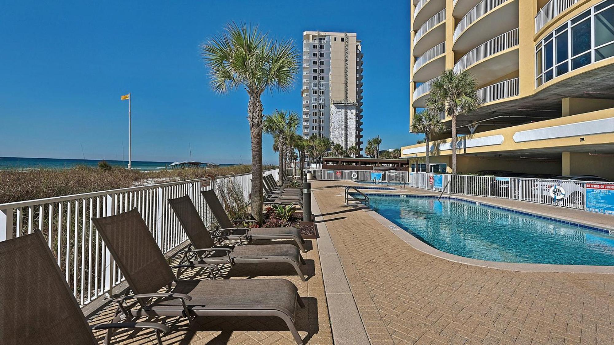 Parking Included-Beachfront 2Bd Ocean Villa! Gorgeous Amenities, Private Complex Panama City Beach Kültér fotó