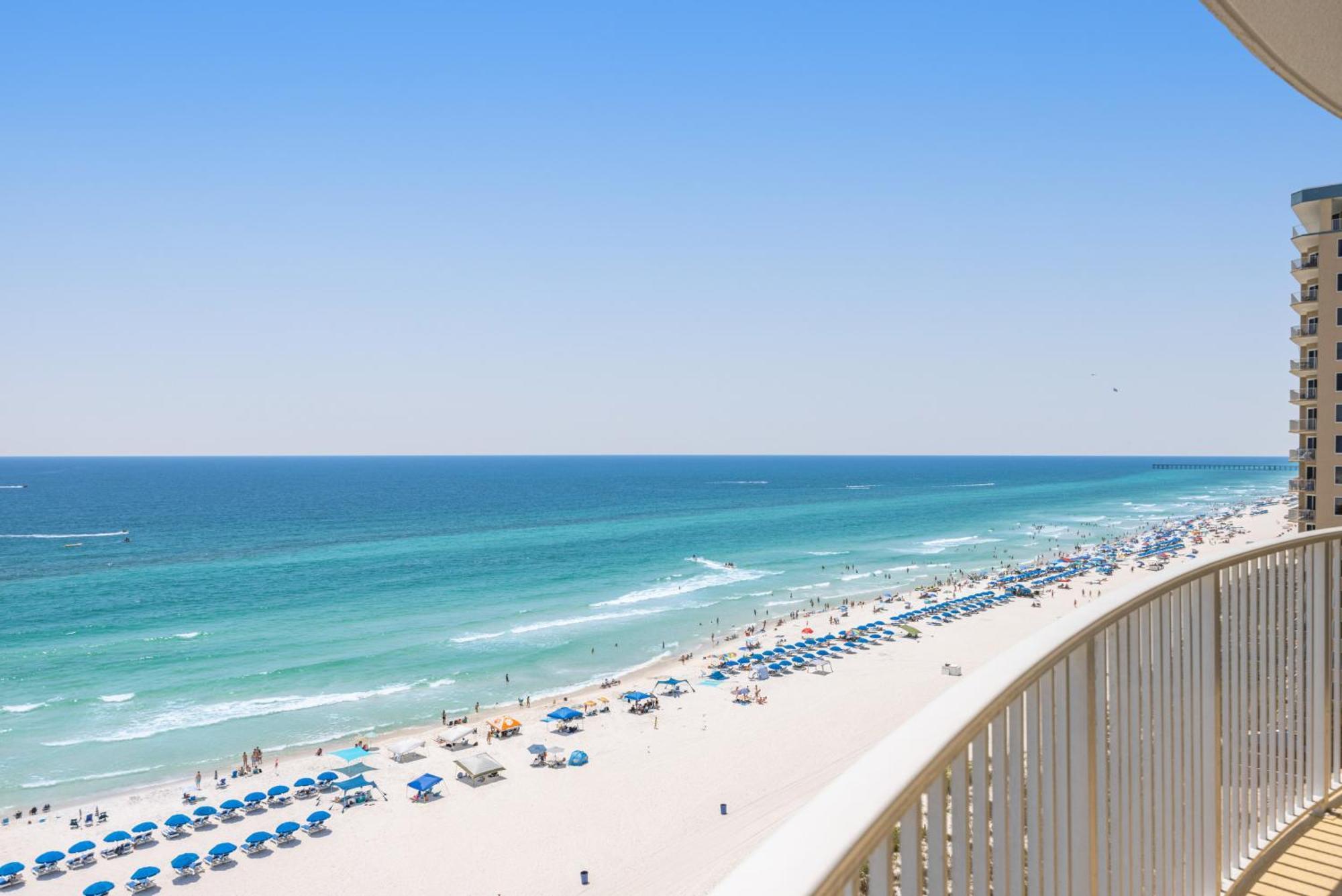 Parking Included-Beachfront 2Bd Ocean Villa! Gorgeous Amenities, Private Complex Panama City Beach Kültér fotó