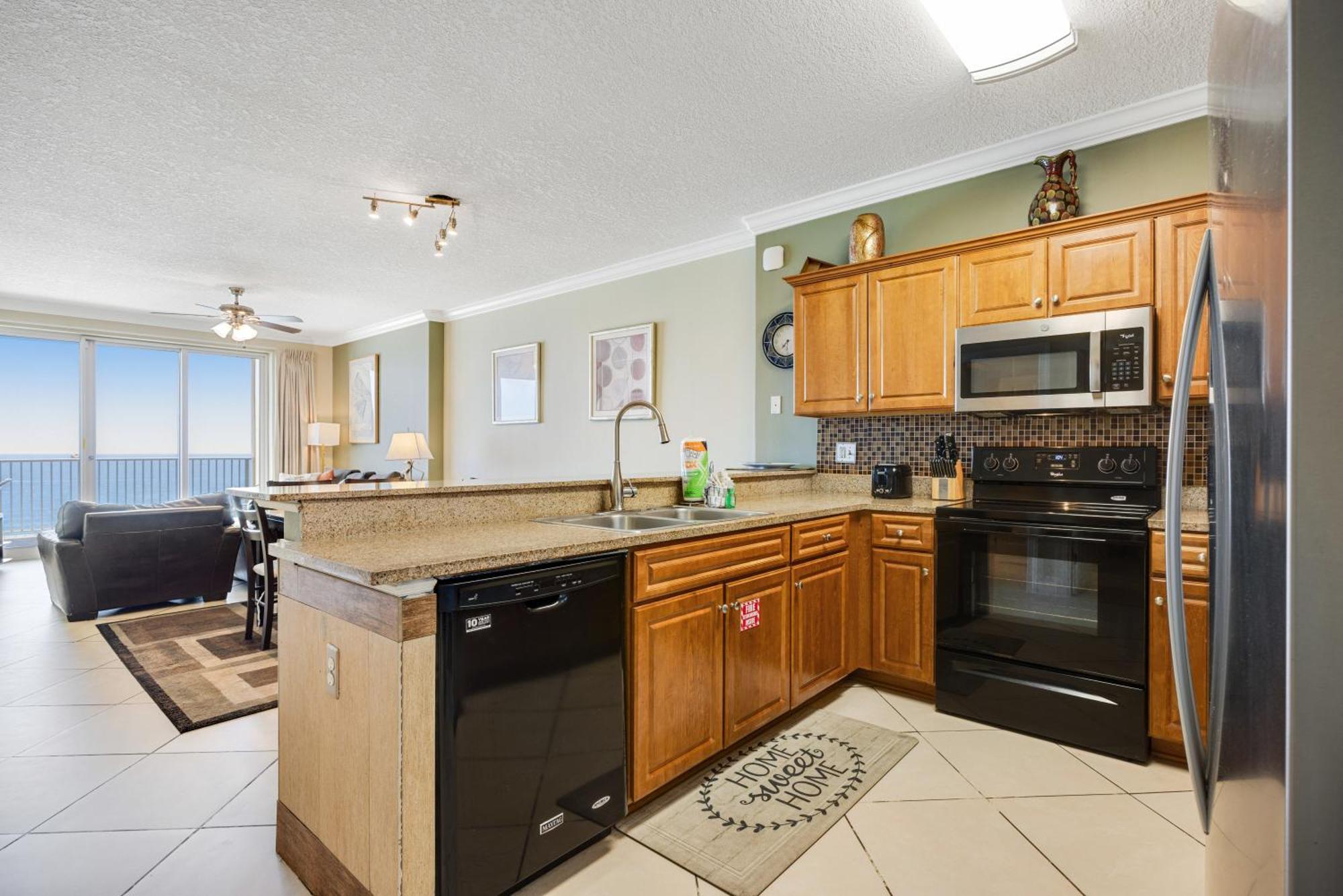 Parking Included-Beachfront 2Bd Ocean Villa! Gorgeous Amenities, Private Complex Panama City Beach Kültér fotó