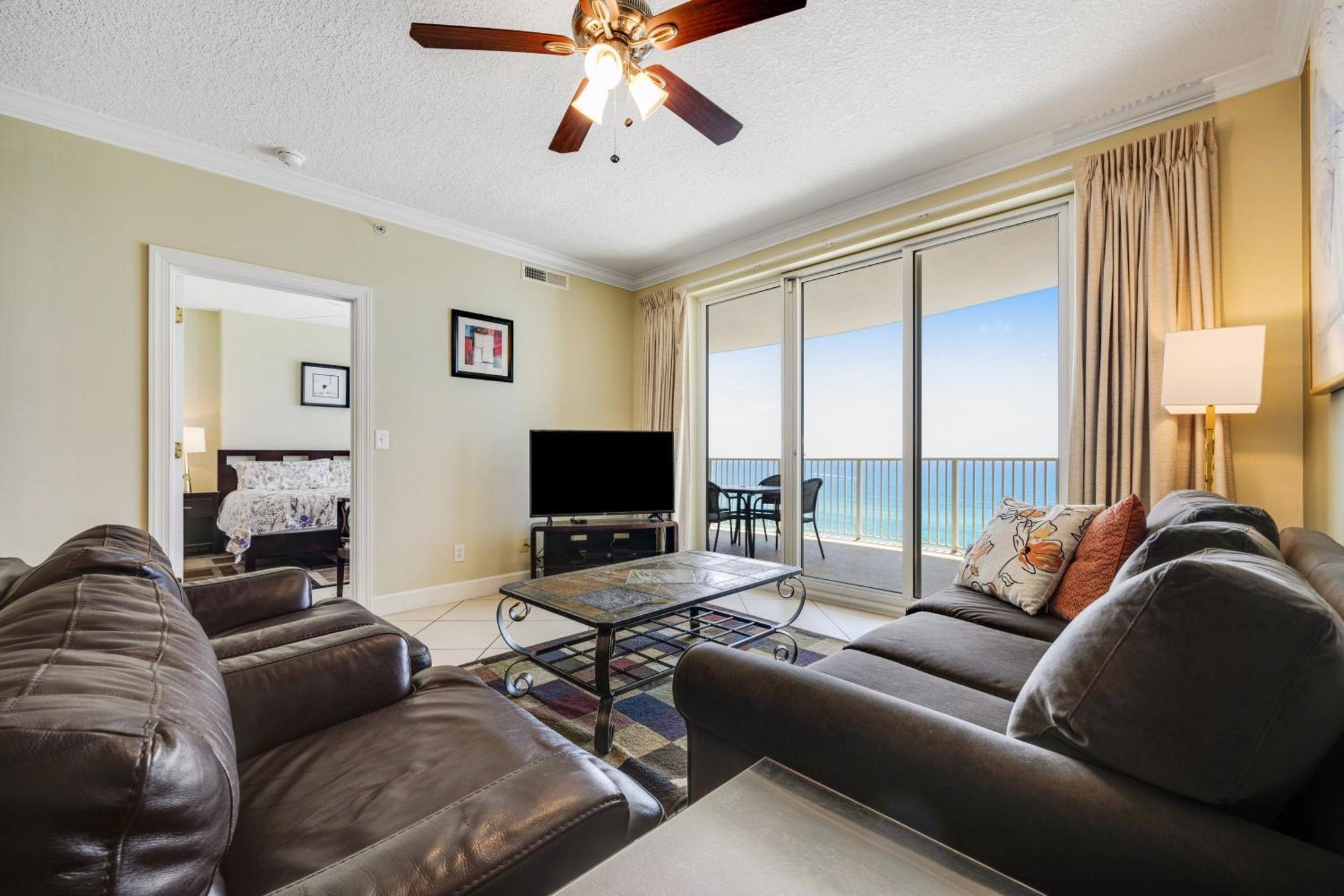 Parking Included-Beachfront 2Bd Ocean Villa! Gorgeous Amenities, Private Complex Panama City Beach Kültér fotó